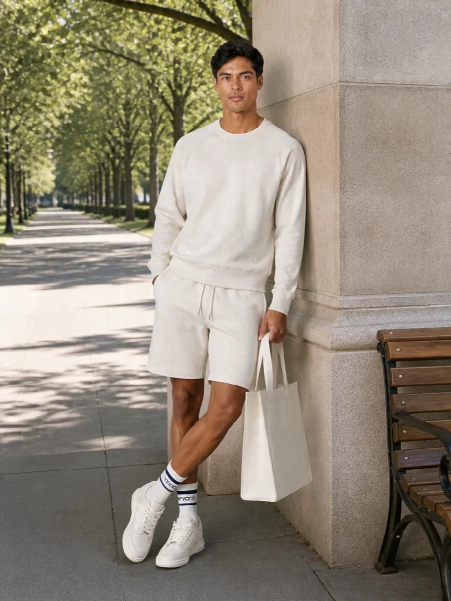 Ami paris off white sweatshirt amiri sneakers outfit