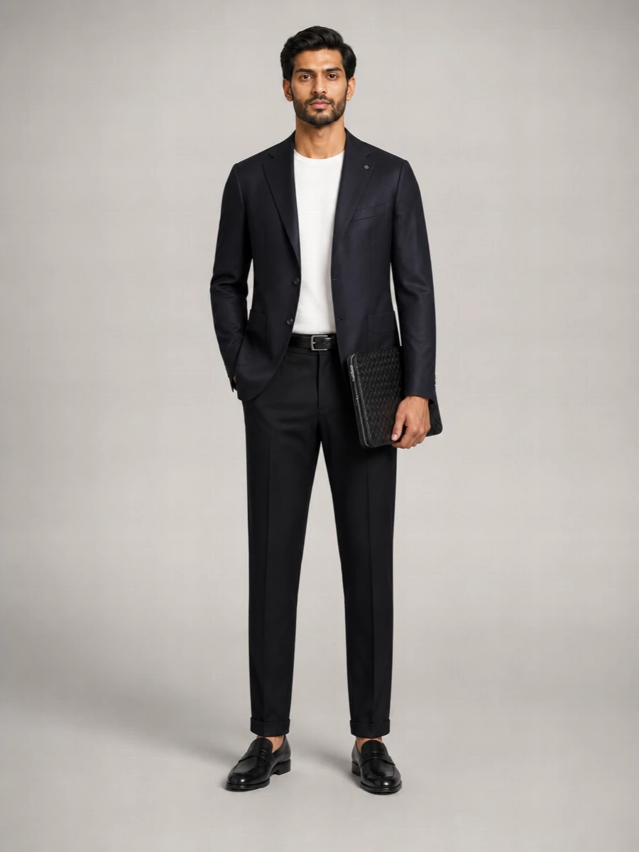 Pt Torino Cashmere Straight-Leg Trousers