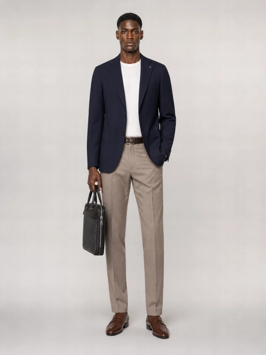 Pt Torino Wool Straight-Leg Trousers