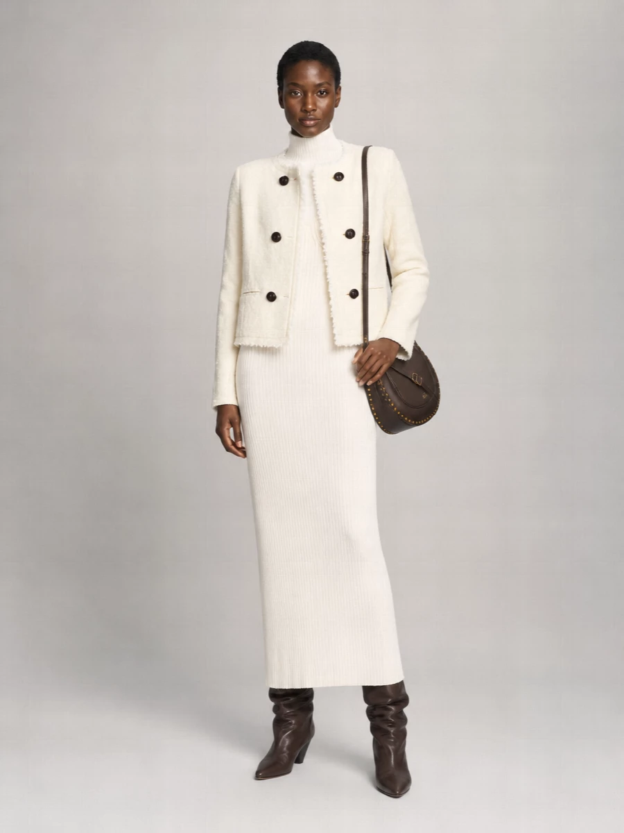 Isabel Marant Bouclé Single-Breasted Coat