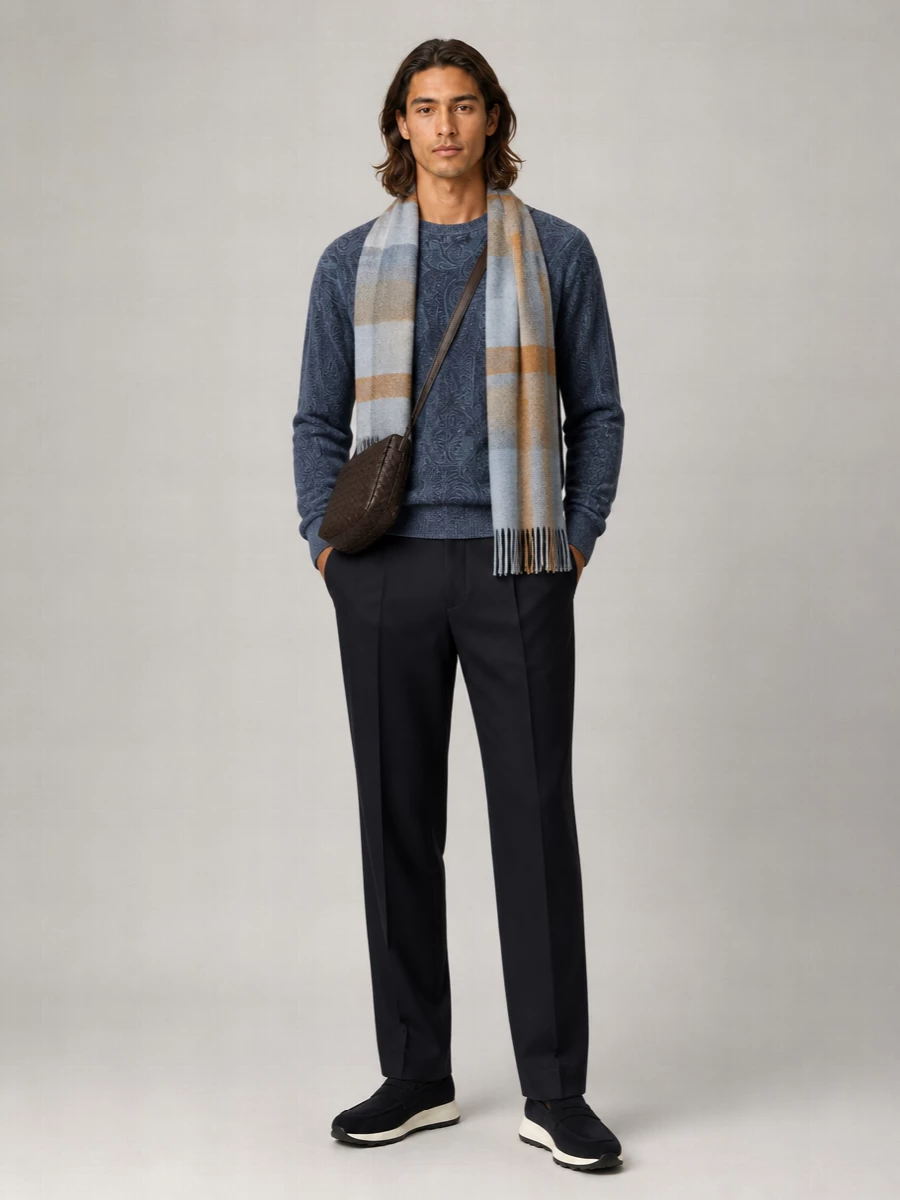 Etro Embroidered Silk Cashmere Jumper