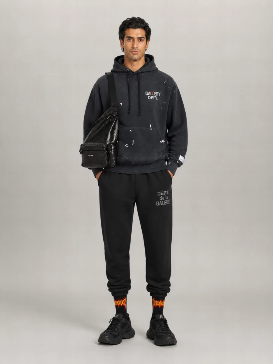 Gallery Dept. Cotton Logo-Print Track Pants