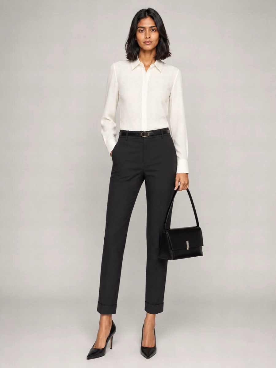 Ferragamo Pleated Tailored Trousers