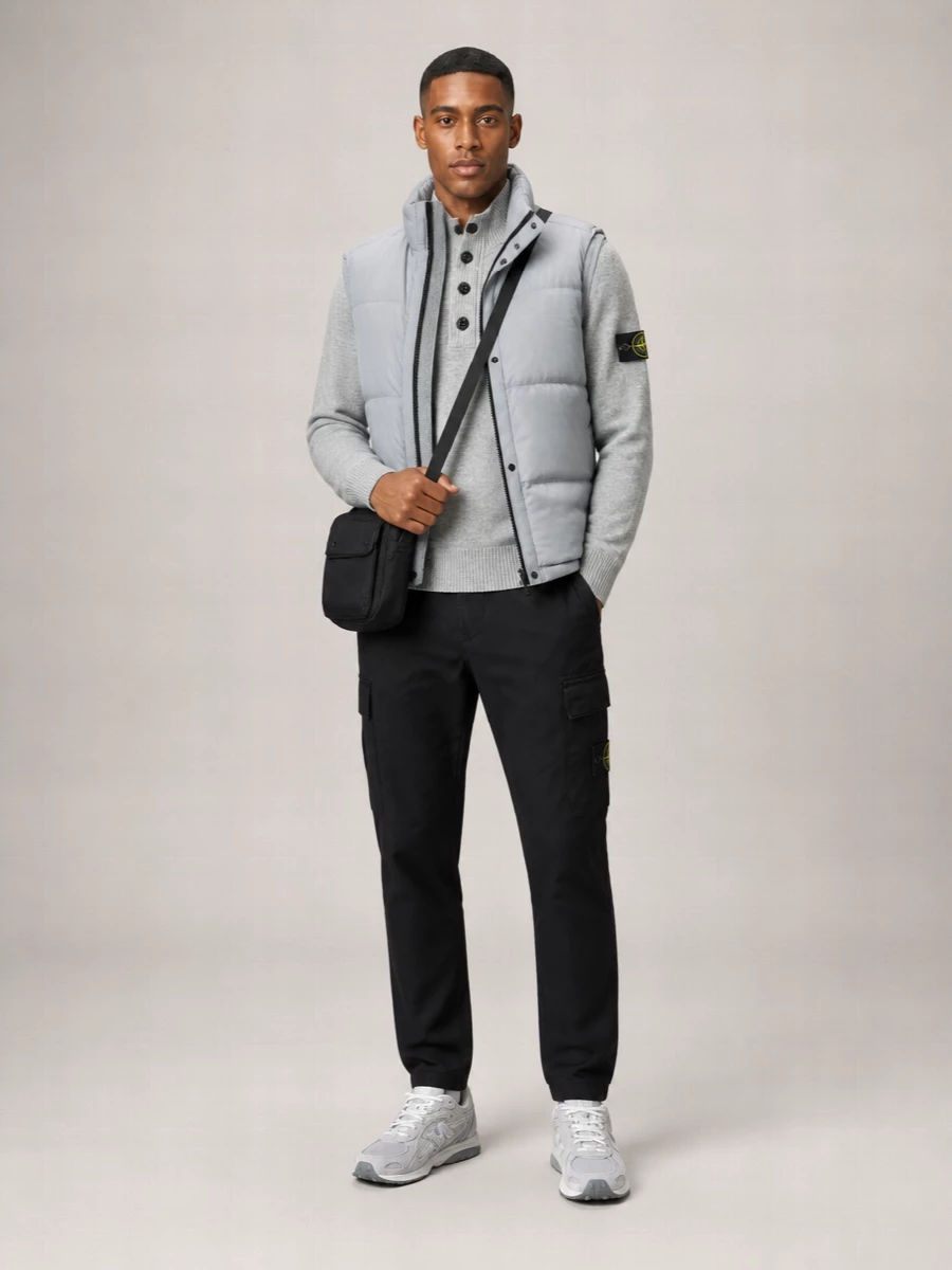 Stone Island Nylon Down Padded Coat