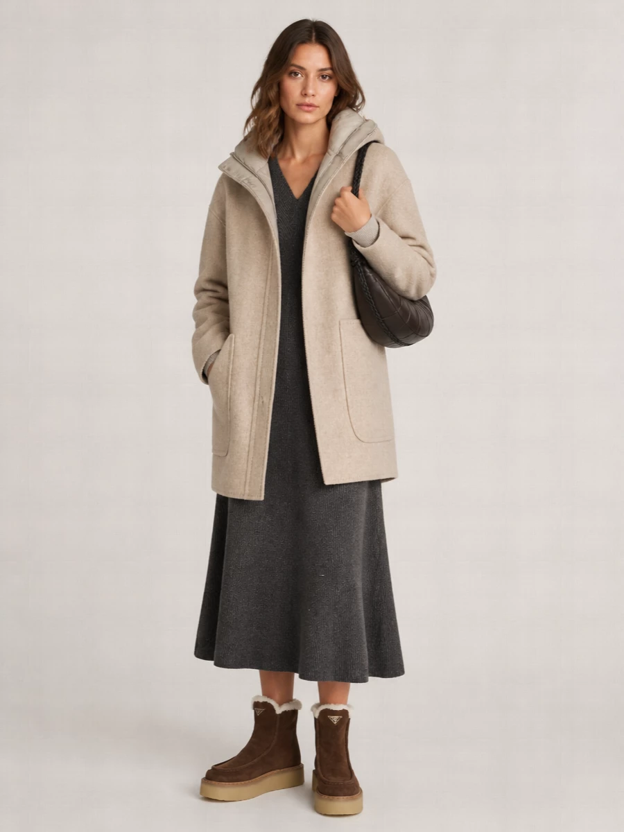 Moorer Nylon Blend Natisha Down Jacket