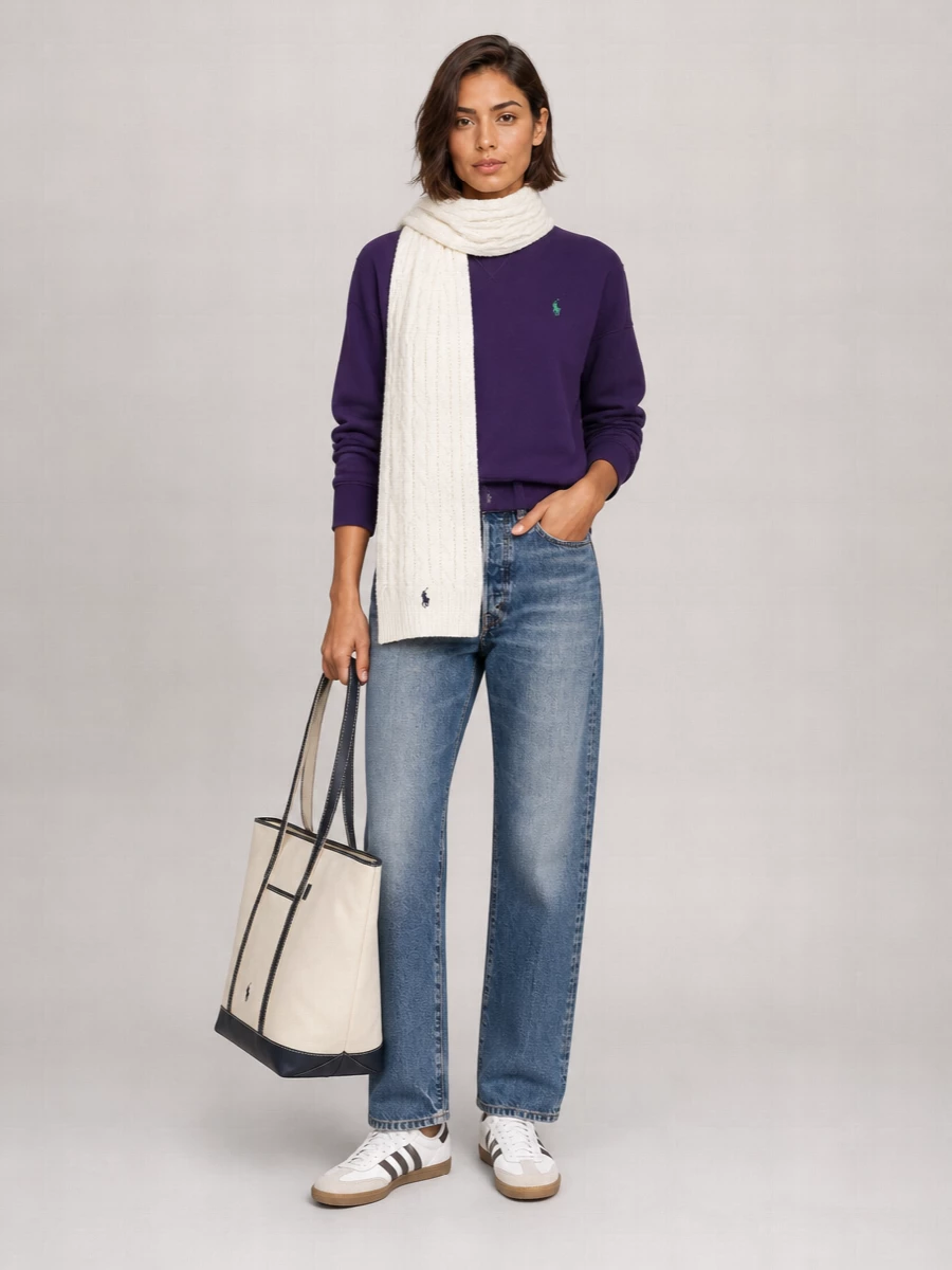 Ralph Lauren Crewneck Cotton Sweatshirt