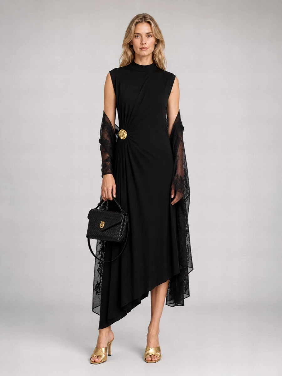 Bottega Veneta Jersey Midi Dress