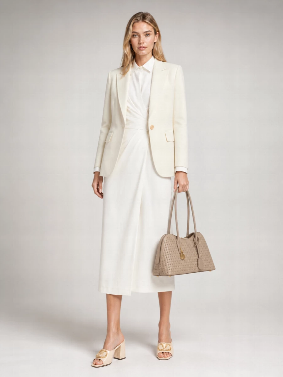 Max Mara Virgin Wool Single-Breasted Blazer