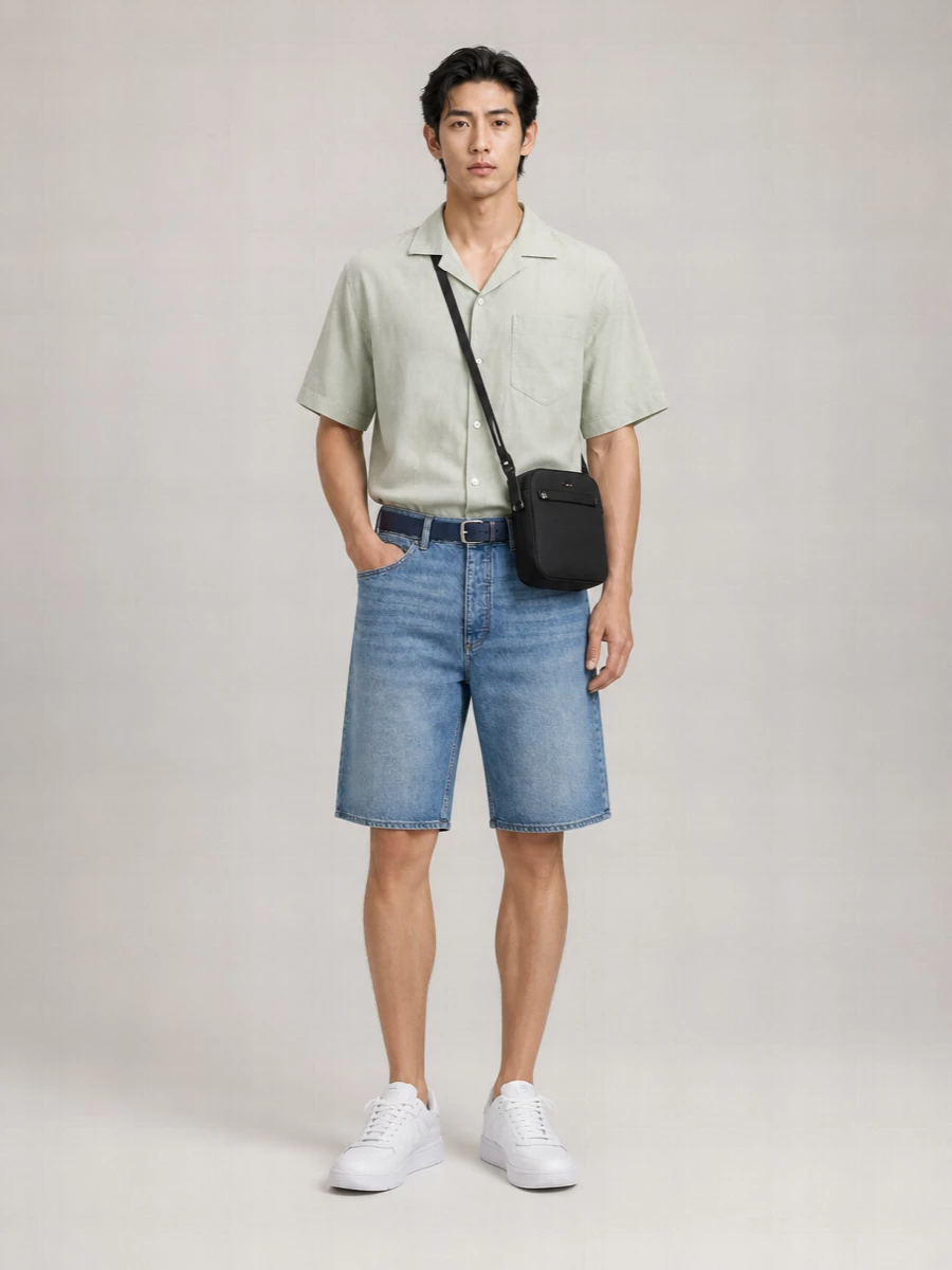 Hugo Cotton Tailored Shorts