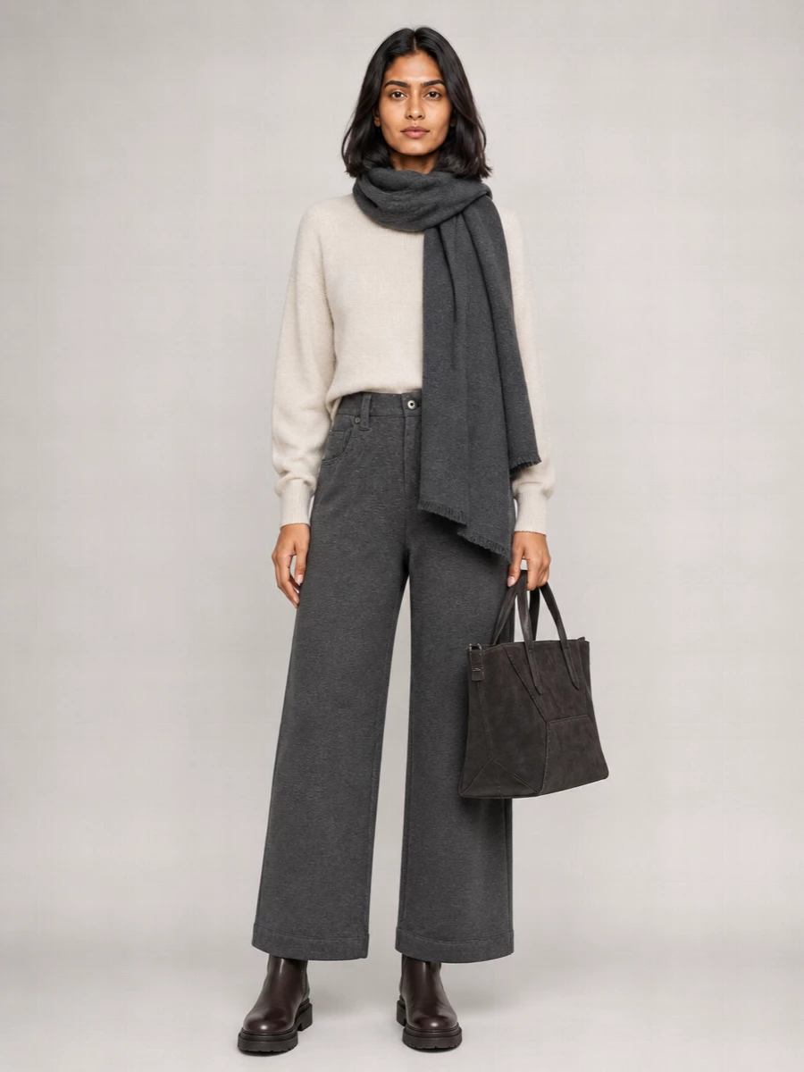 Brunello Cucinelli High-Rise Wide-Leg Trousers