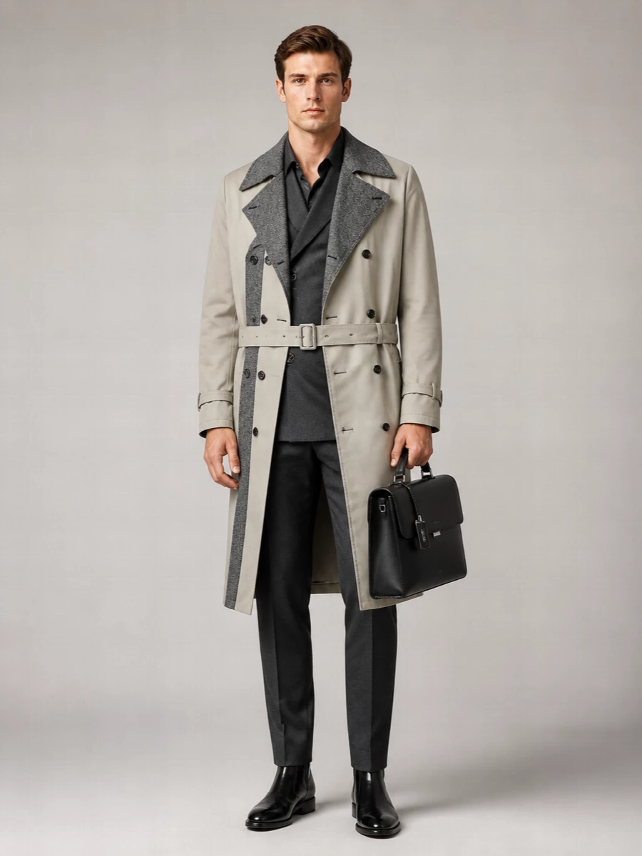 Dolce&Gabbana Reversible Double-Breasted Trench Coat