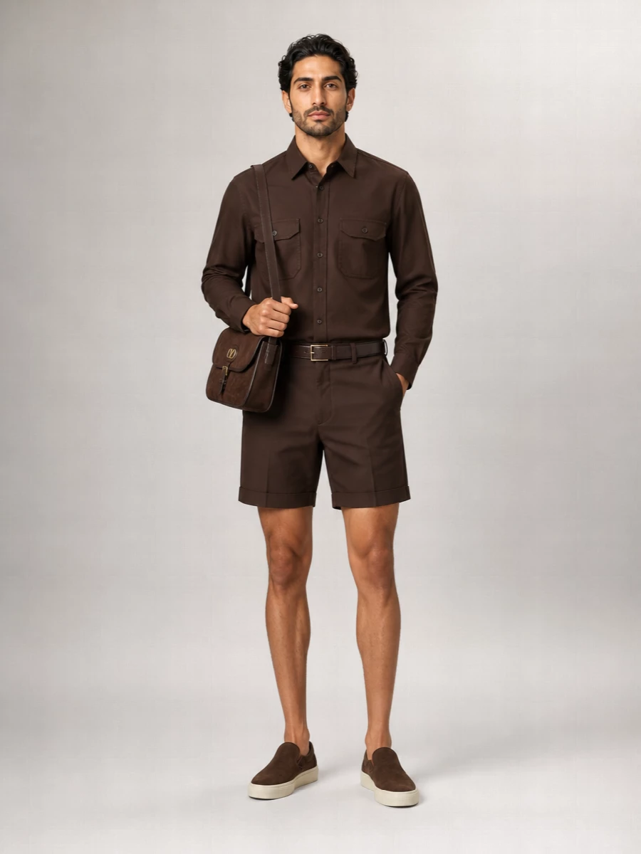 Tom Ford Cotton Linen Military Shirt