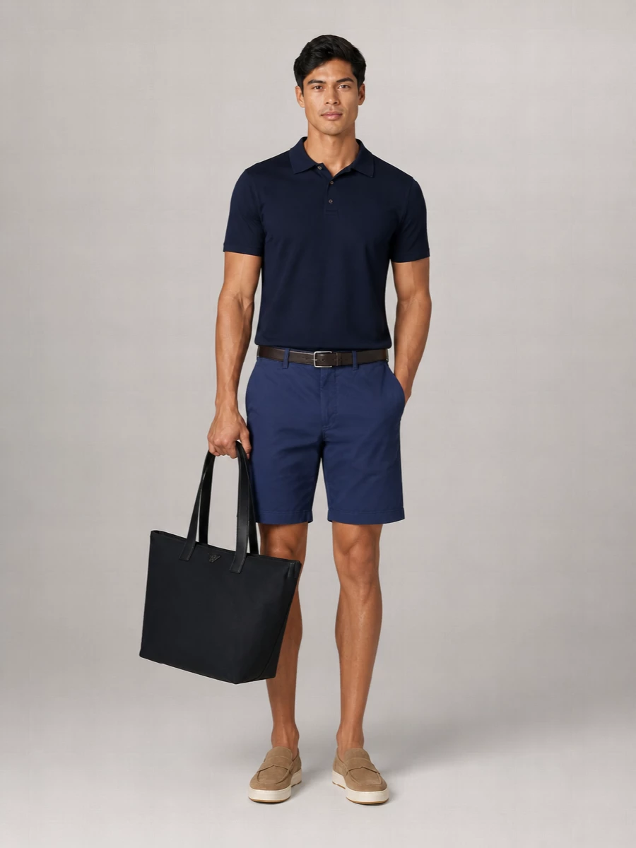 Hartford Cotton Short-Sleeve Polo Shirt