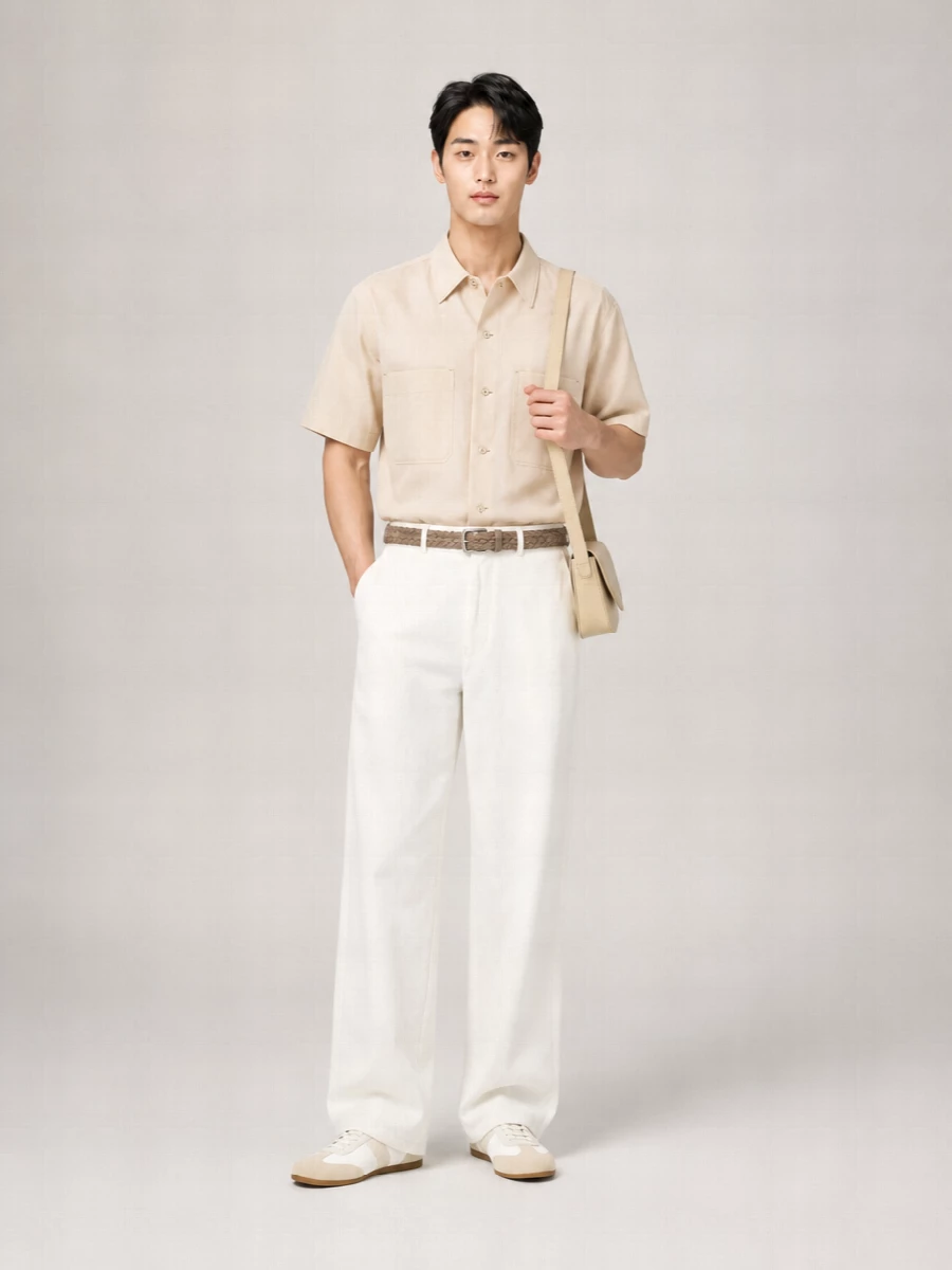 Lemaire Cotton Convertible Shirt