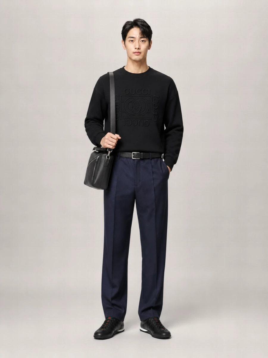 Gucci Cotton Logo Sweatshirt