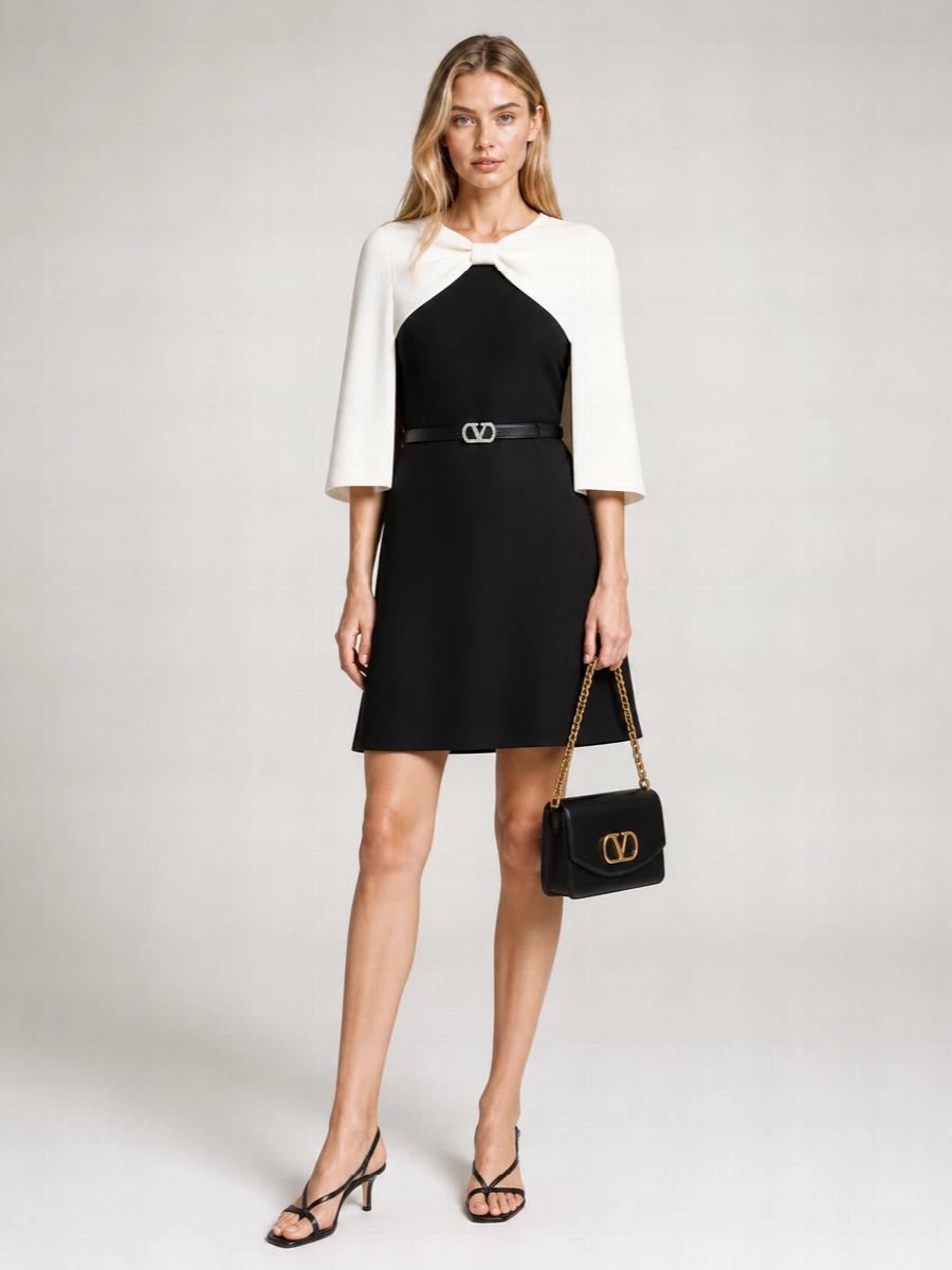 Valentino Garavani Silk Knee-Length Dress
