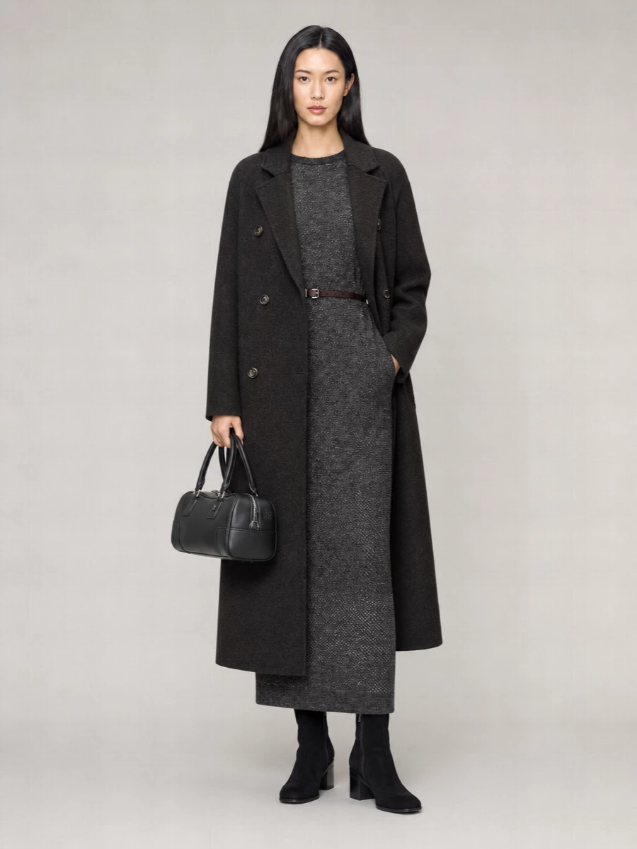 Loulou Studio Cashmere Wool Double-Breasted Coat