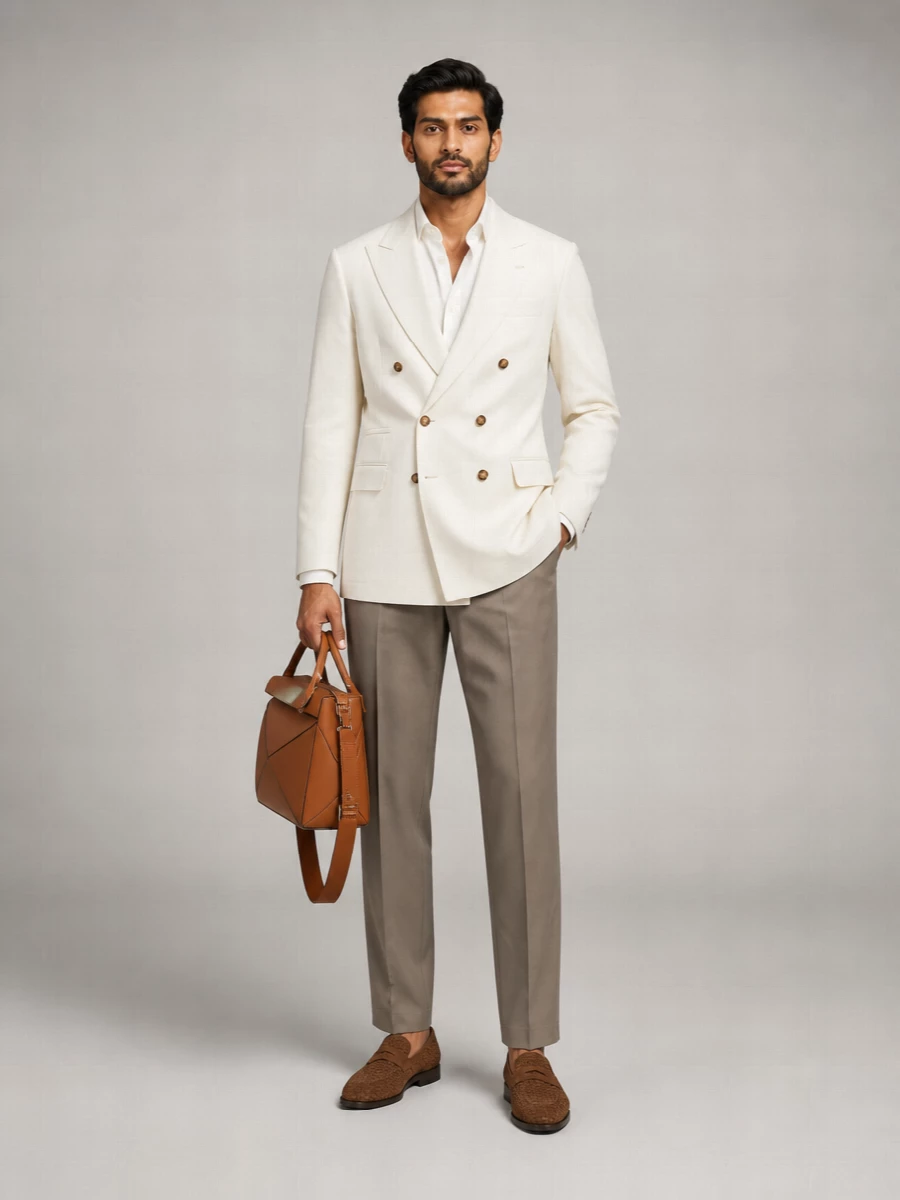 Brunello Cucinelli Silk Linen Blazer