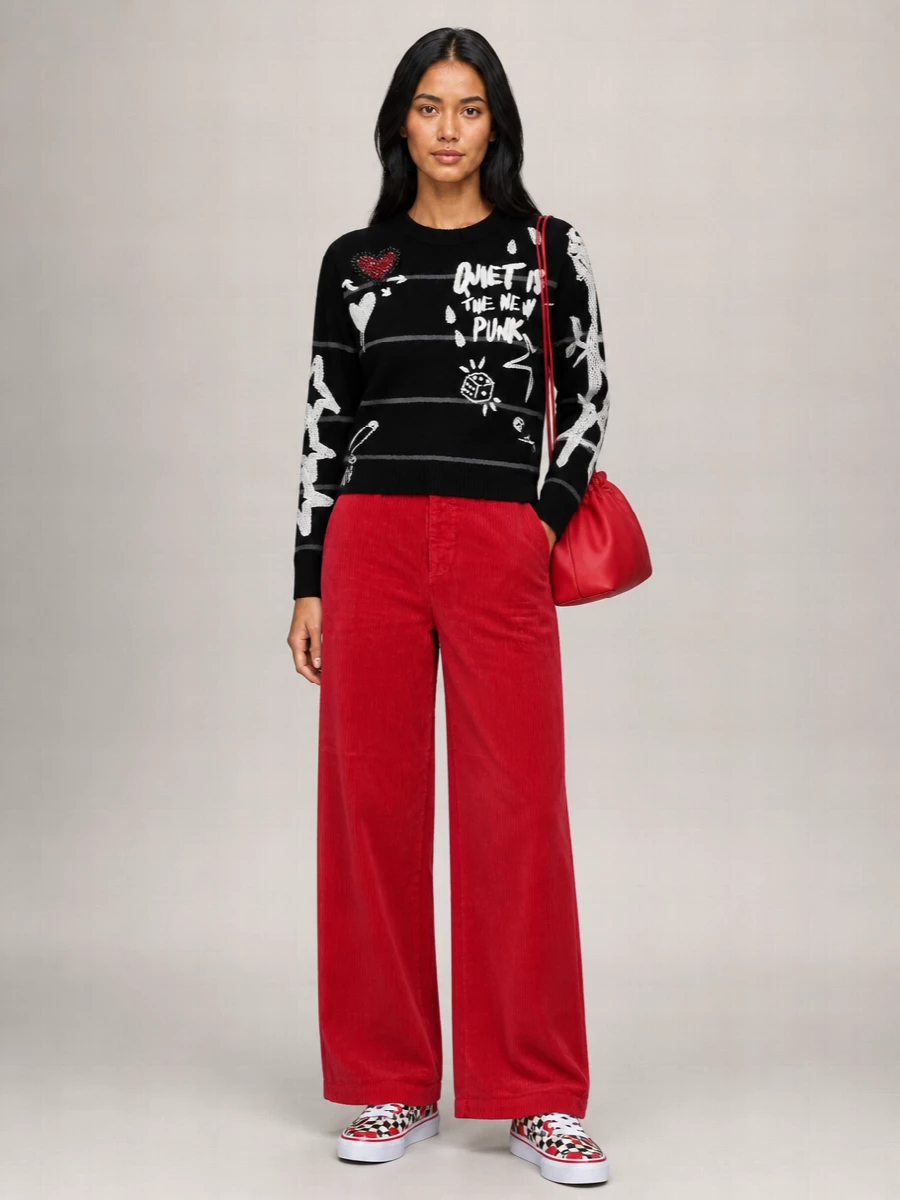 Valentino Garavani Checked Cotton Low-Top Sneakers