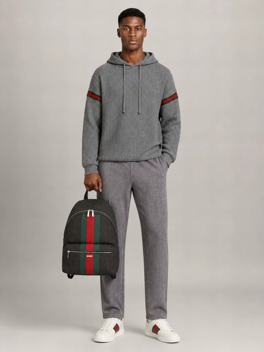Gucci Leather Low-Top Sneakers