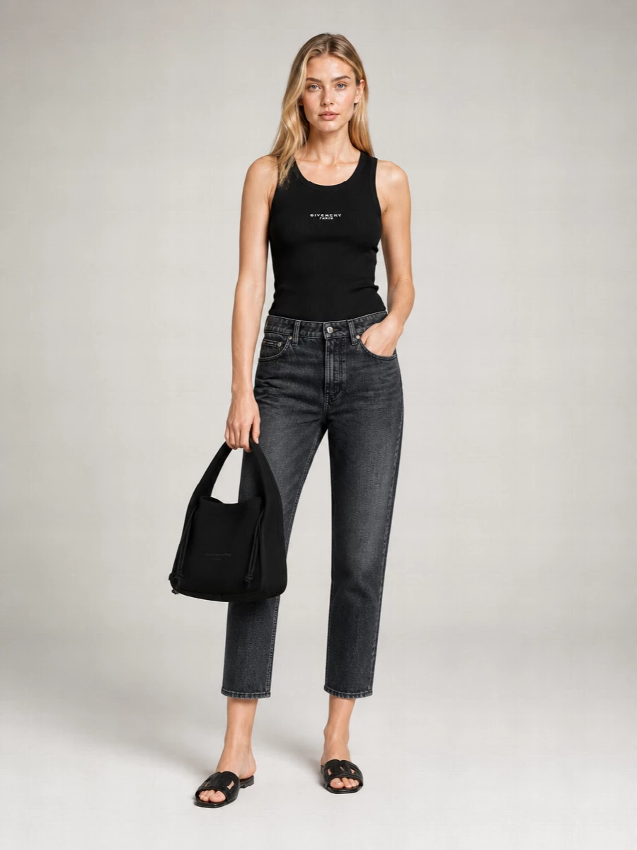 Alexander Wang Na Small Ribbed Shoulder Bag