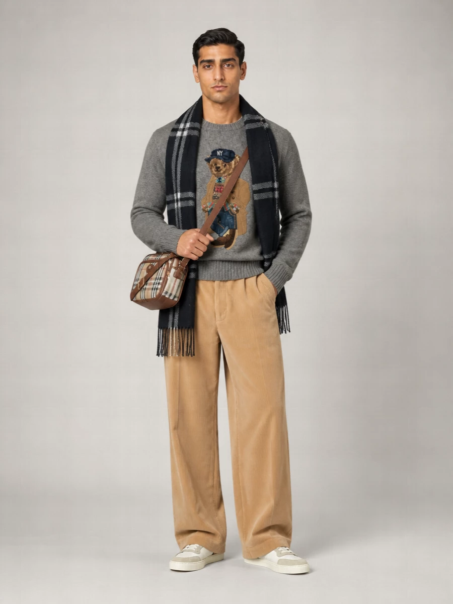 Polo Ralph Lauren wool cashmere crew-neck sweater