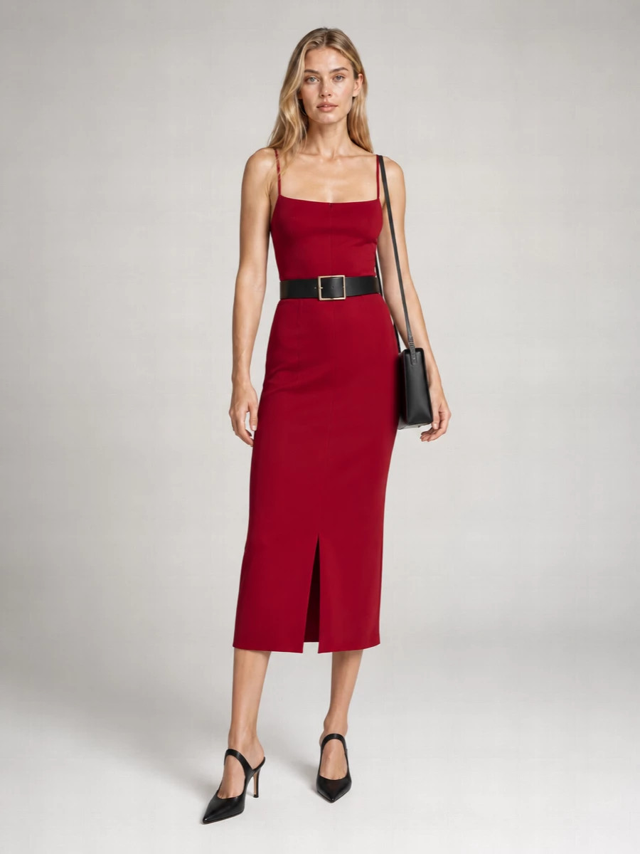 Max Mara Sheath Midi Dress