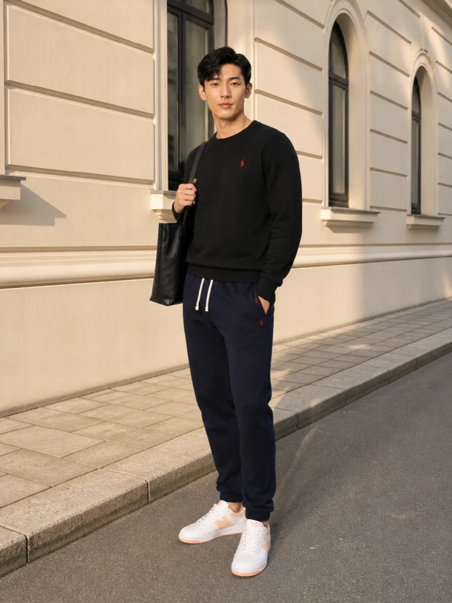 Polo ralph lauren sweatshirt joggers sneakers