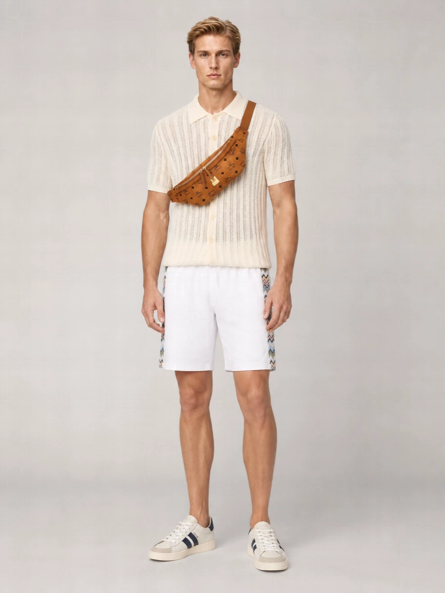 Bally Thiago Sneakers In Leather Blanche