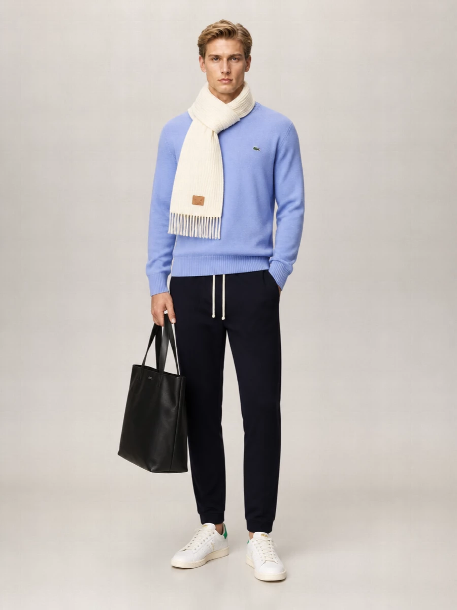 Lacoste Wool Crew Neck Sweater