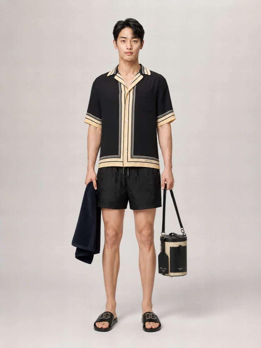 Dolce&Gabbana Logo Swim Shorts