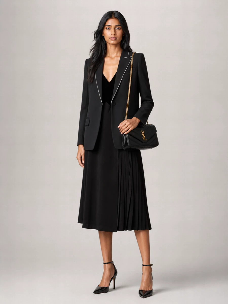 Saint Laurent Loulou Small Leather Shoulder Bag