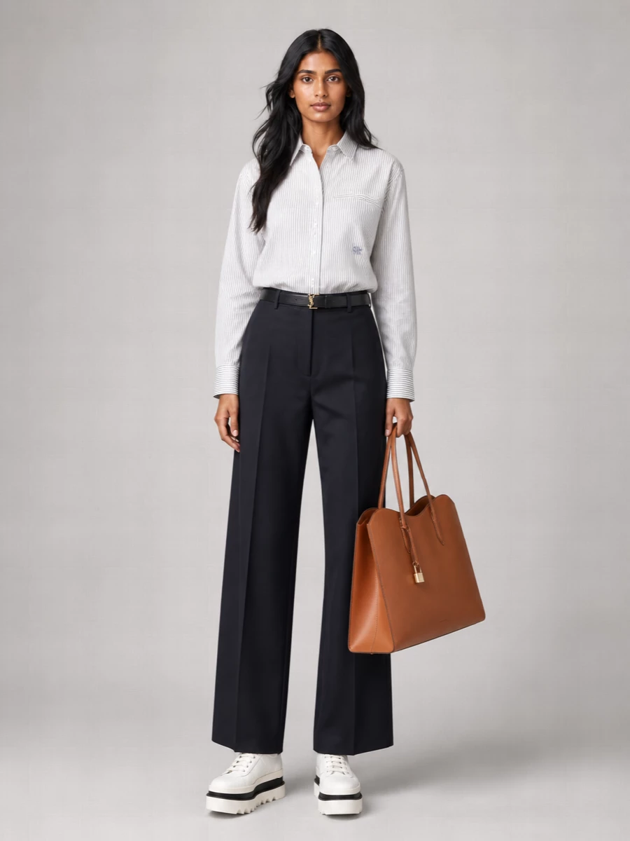 Stella Mccartney Striped Silk Shirt