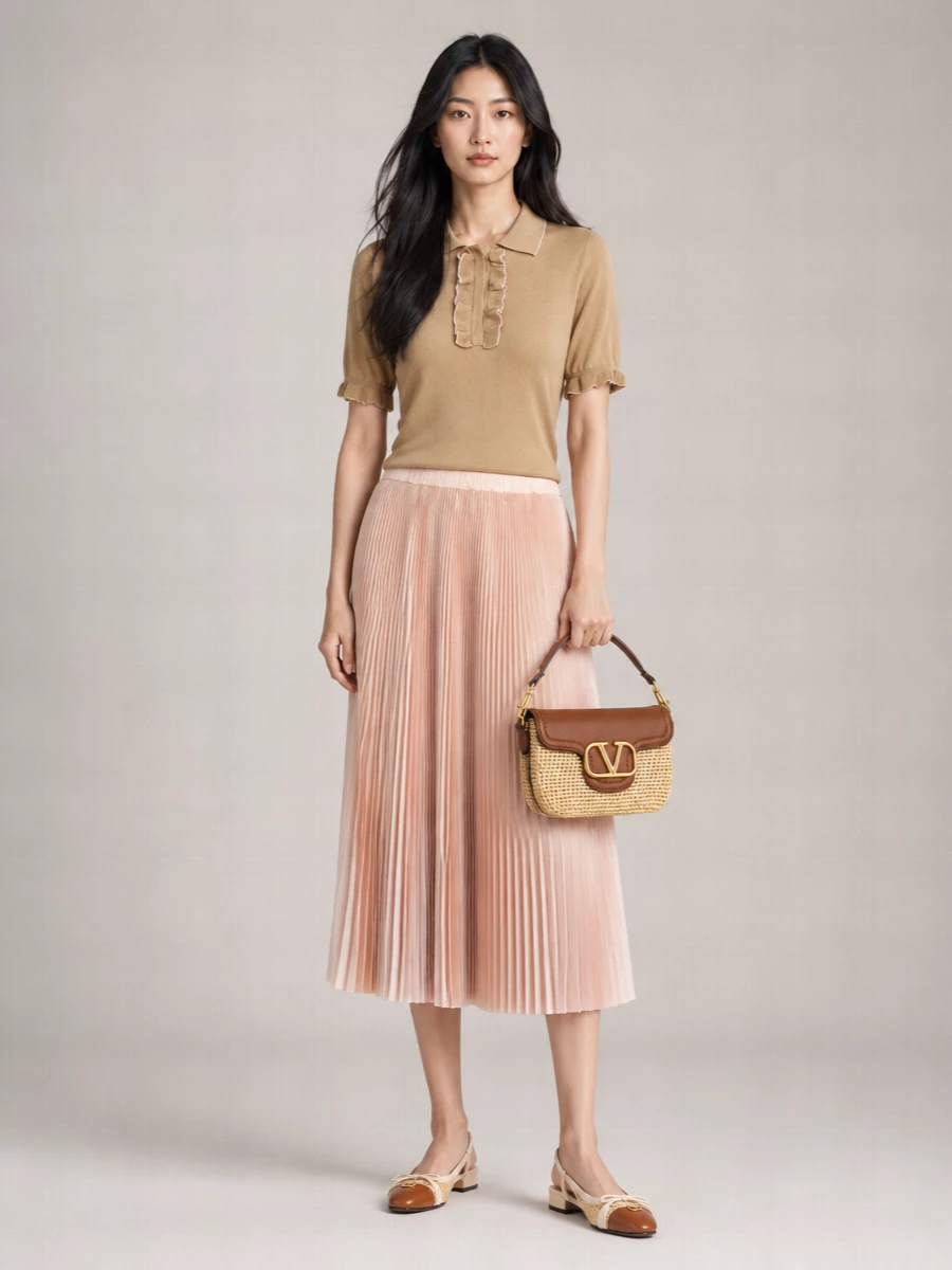 Fabiana Filippi Silk Polo Top