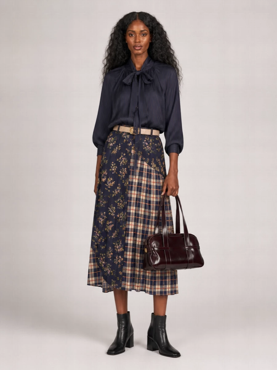 Dries Van Noten striped cupro blouse