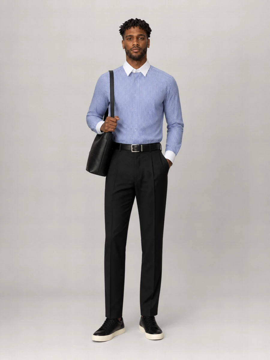 Tom Ford Striped Cotton Classic Fit Shirt