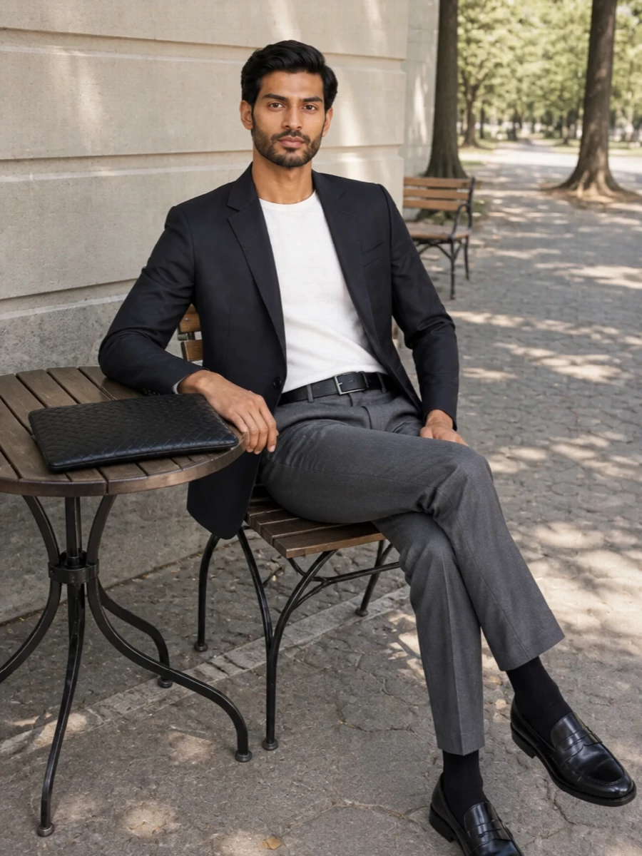 Michael kors blazer pt torino trousers tods loafers