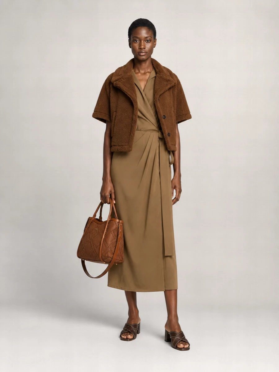 Max Mara Alpaca Cashmere Short Jacket