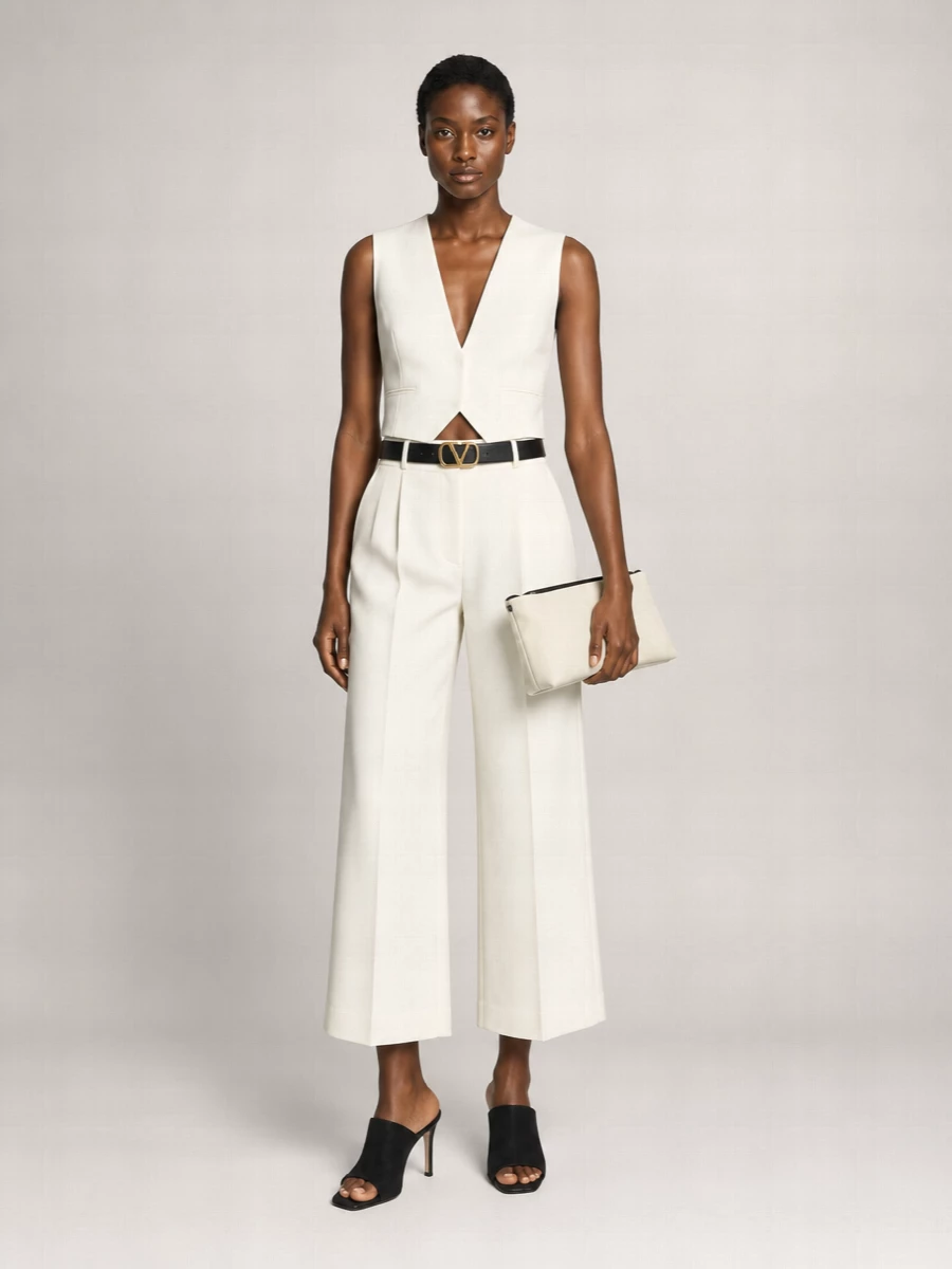 The Andamane Stretch Gabardine Vest