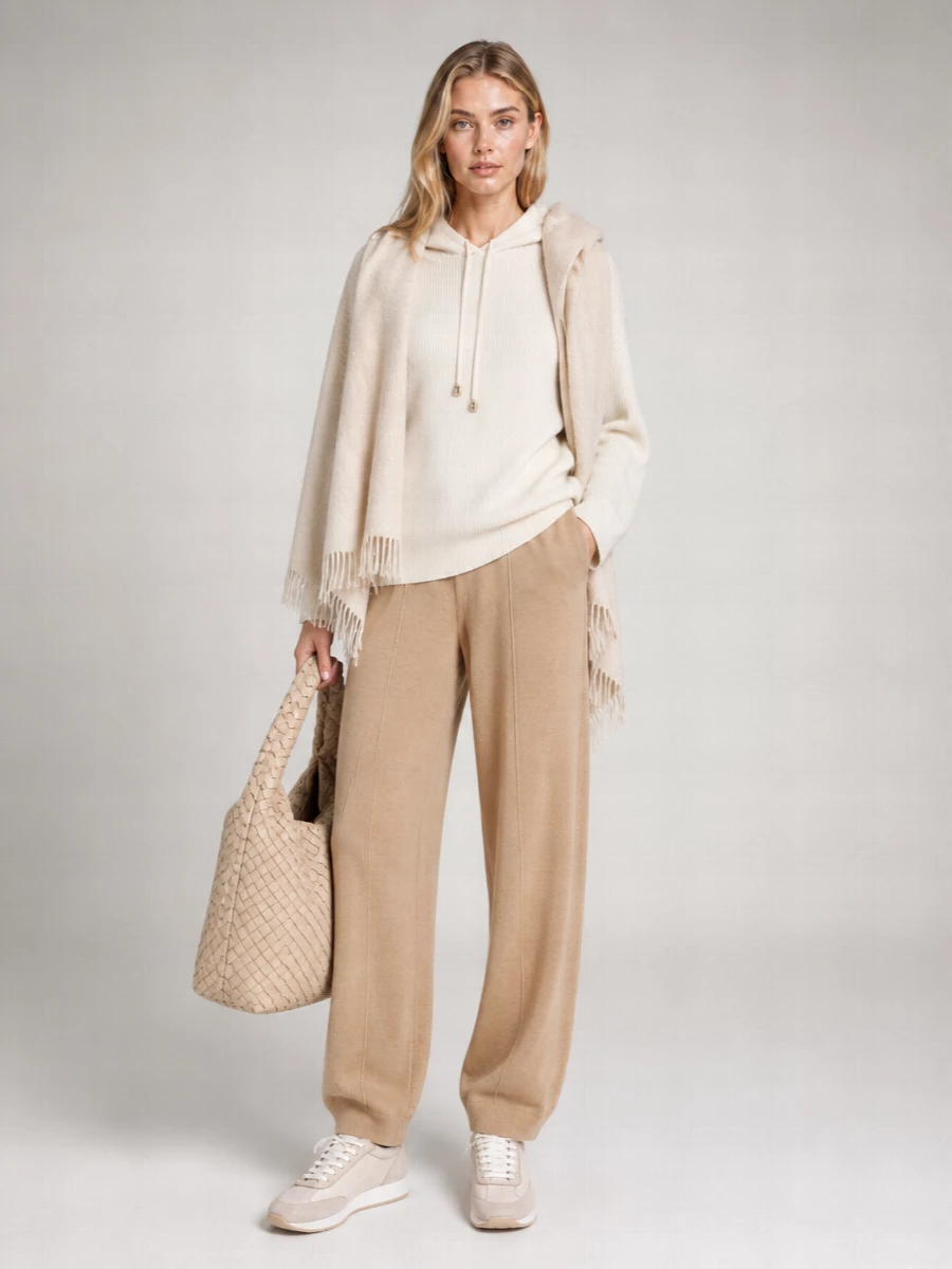 Bottega Veneta Hop Large Leather Shoulder Bag