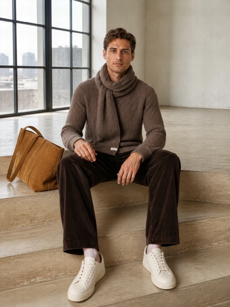 Lisa yang sweater the row trousers outfit