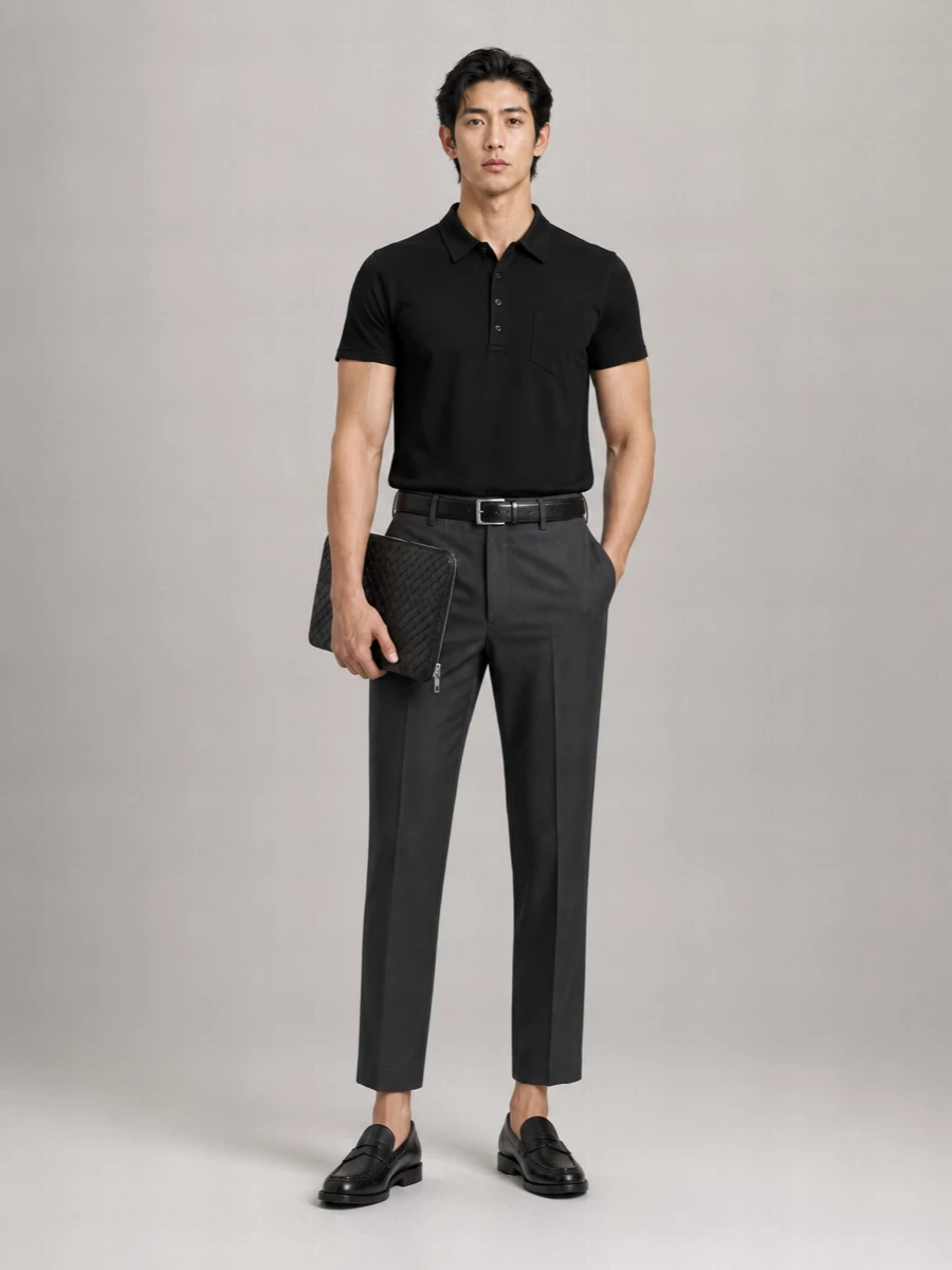 Pt Torino Virgin Wool Straight-Leg Trousers