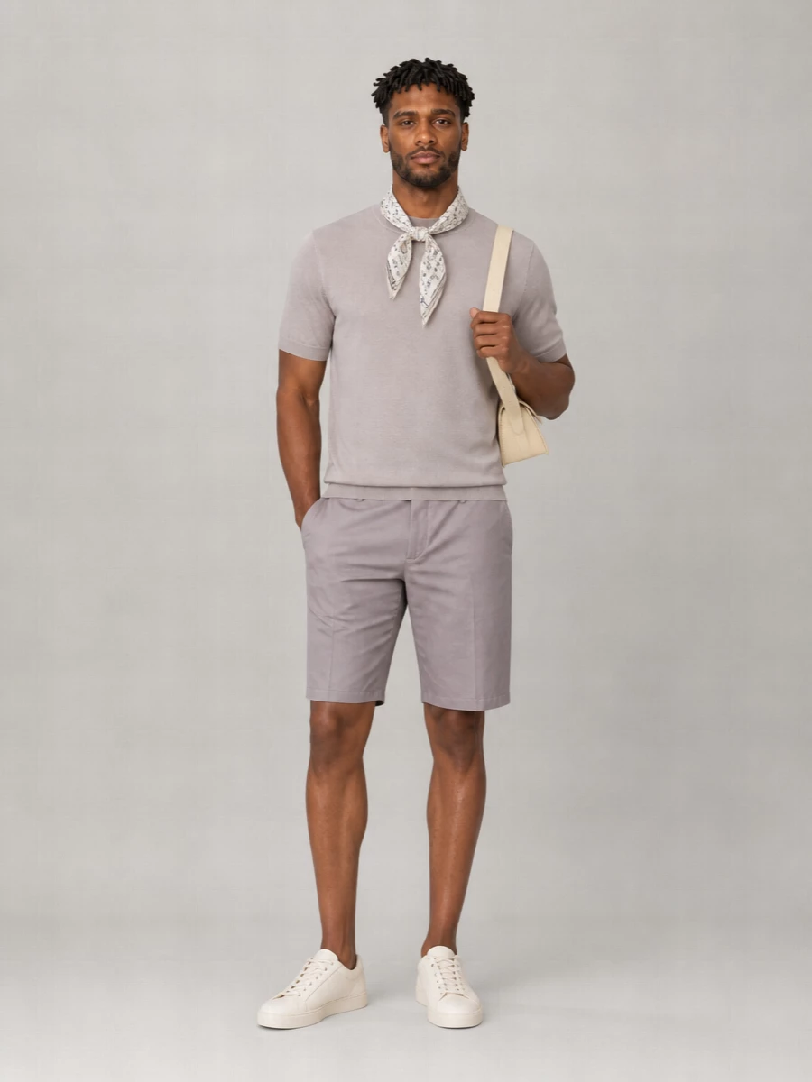 Zanone Cotton Short-Sleeve Turtleneck Jumper