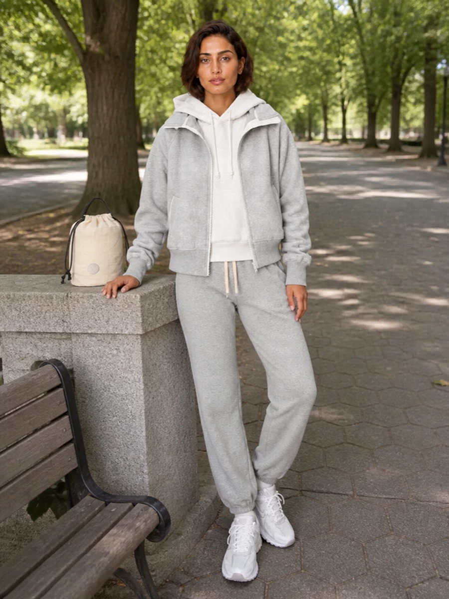 Canada goose bomber jil sander joggers outfit
