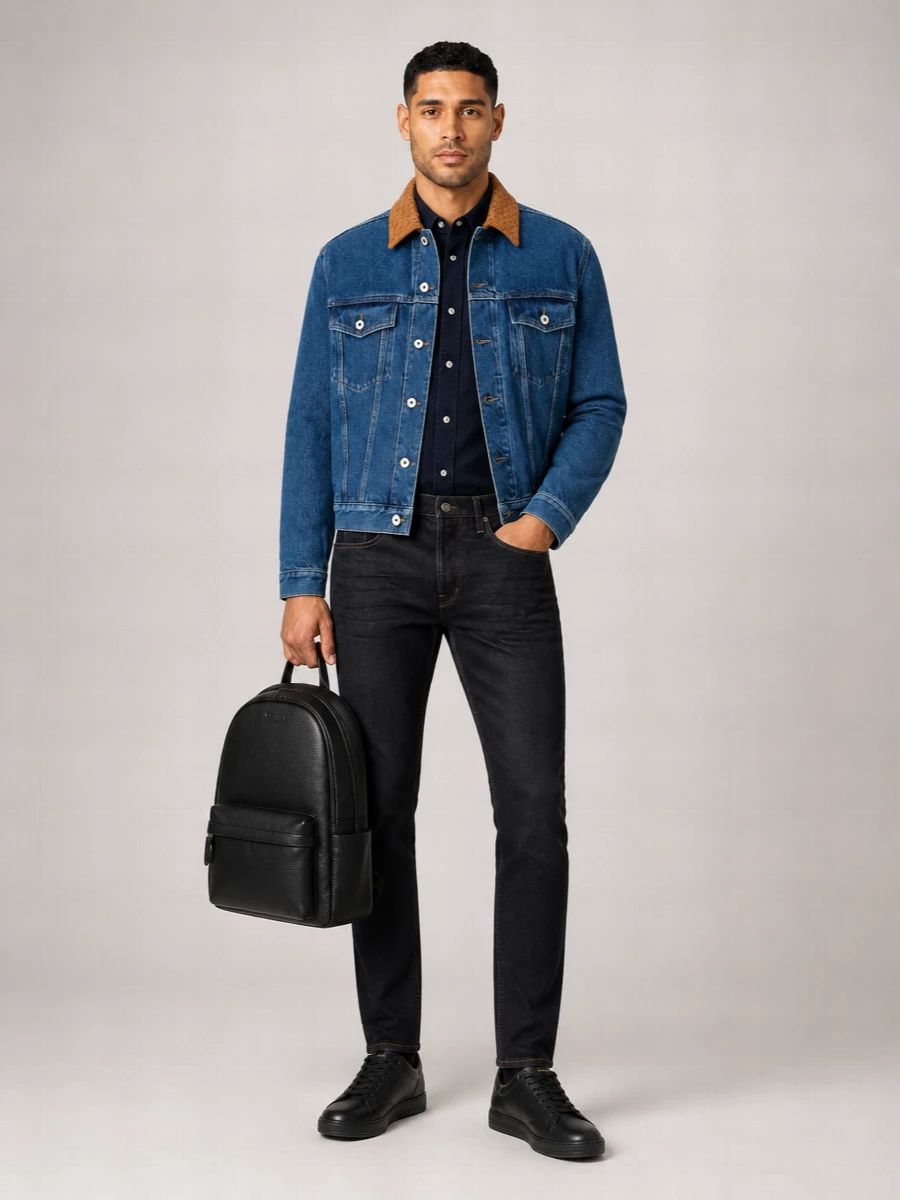 Brunello Cucinelli Expandable Pockets Leather Backpack