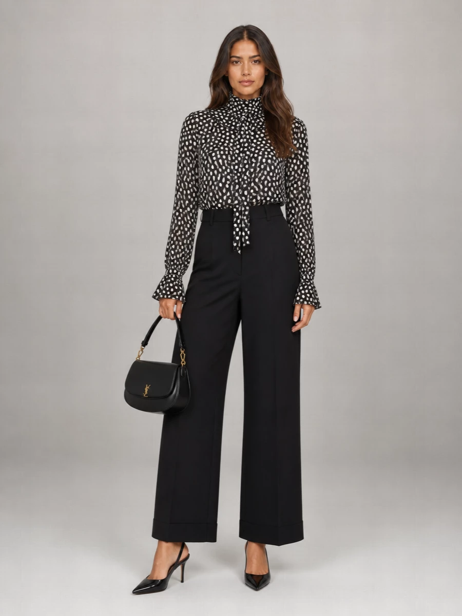Saint Laurent Voltaire Mini Leather Shoulder Bag