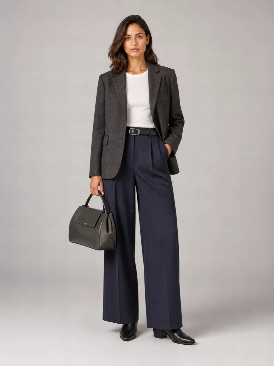 Dunst Cashmere Single-Breasted Blazer Jacket