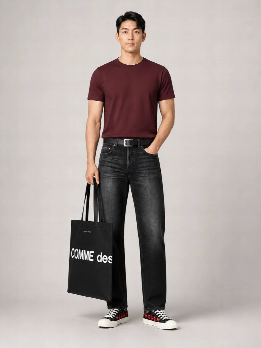 Comme Des Garçons Cotton Short-Sleeve Crew-Neck T-Shirt