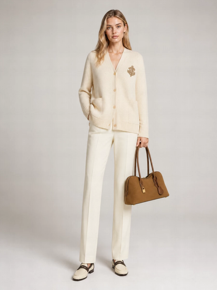 Max Mara Knit Cardigan With Ribbed Cuffs And Hem
