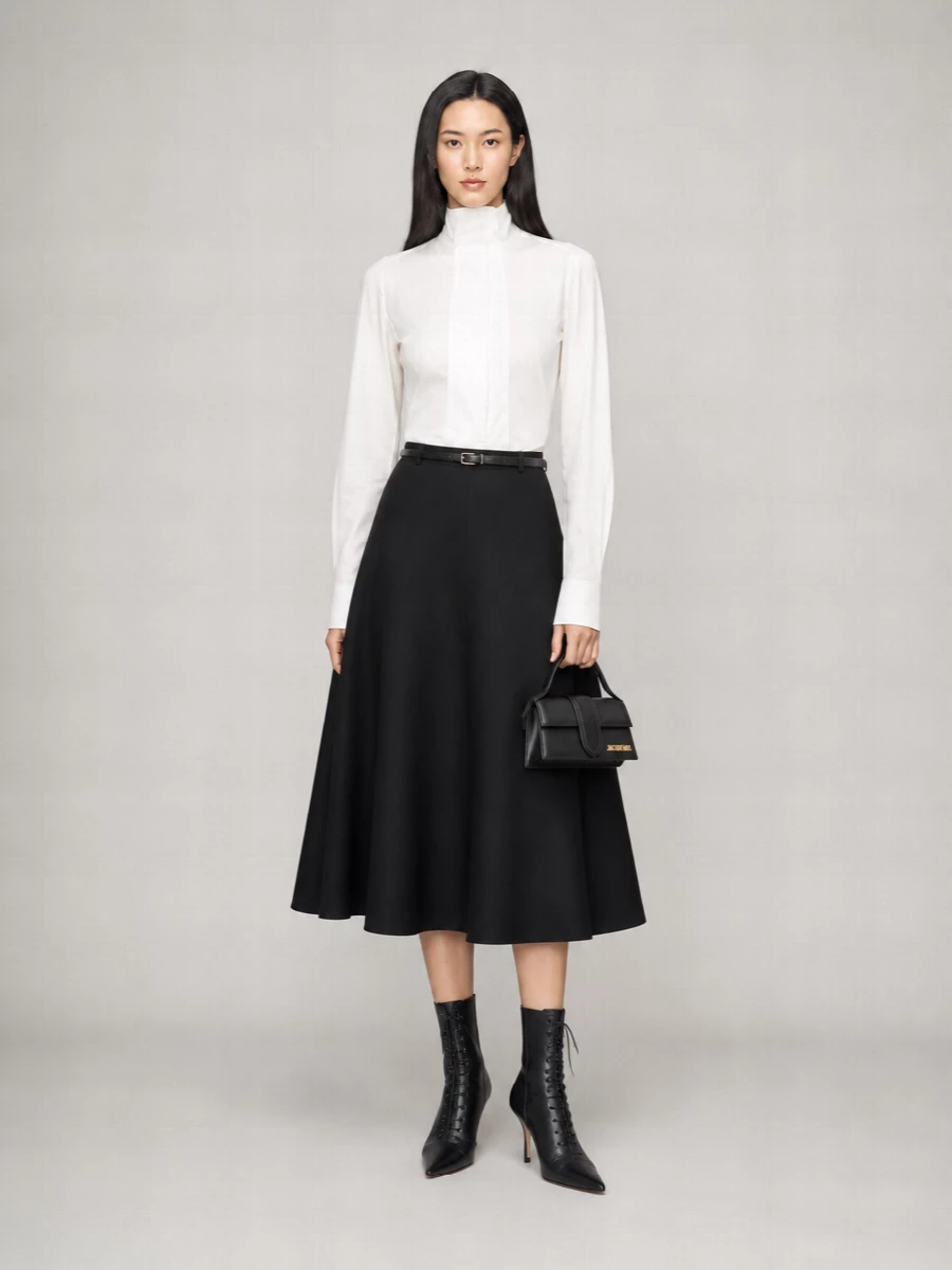 Jacquemus Cotton Cutout Long-Sleeve Shirt